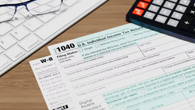 Individual Tax Return — Simple (Form 1040)