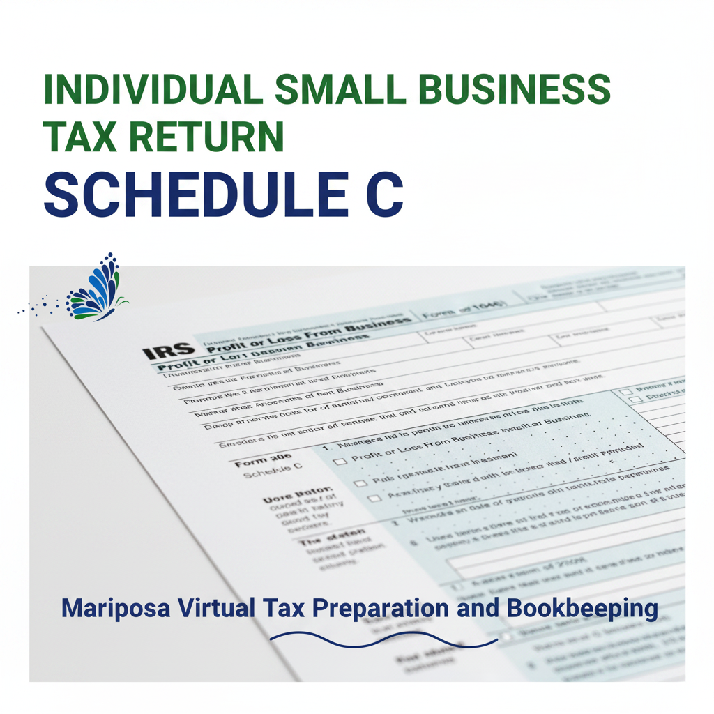 Individual Small Business Tax Return - Schedule C