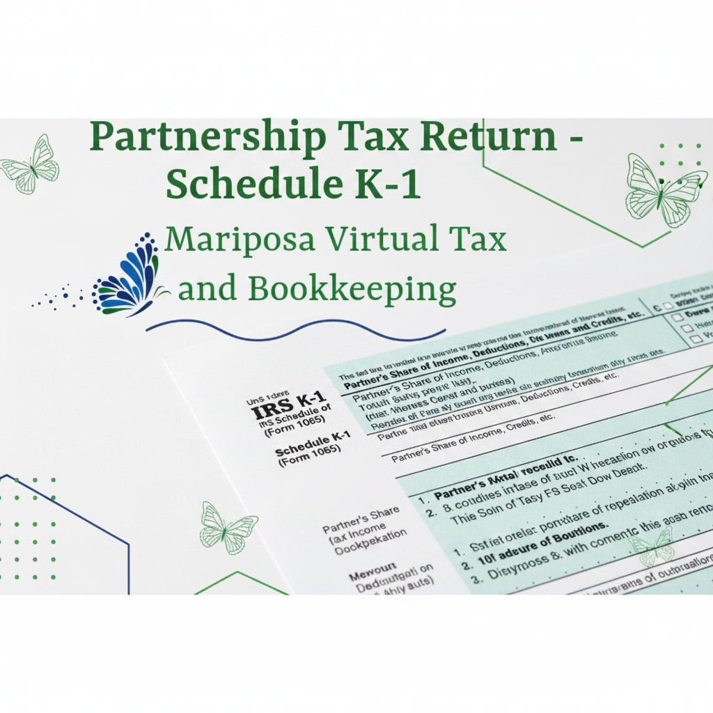 Partnership Tax Return - Schedule K-1